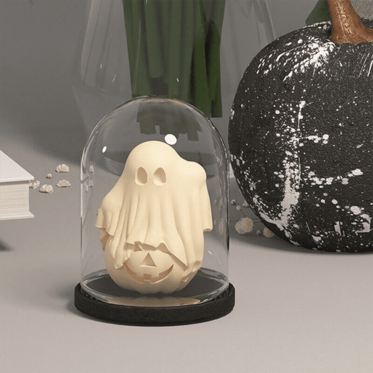 Halloween 3D Ghost Silicone Mold Epoxy Resin Ghost Mould Ghost Candle Mold
