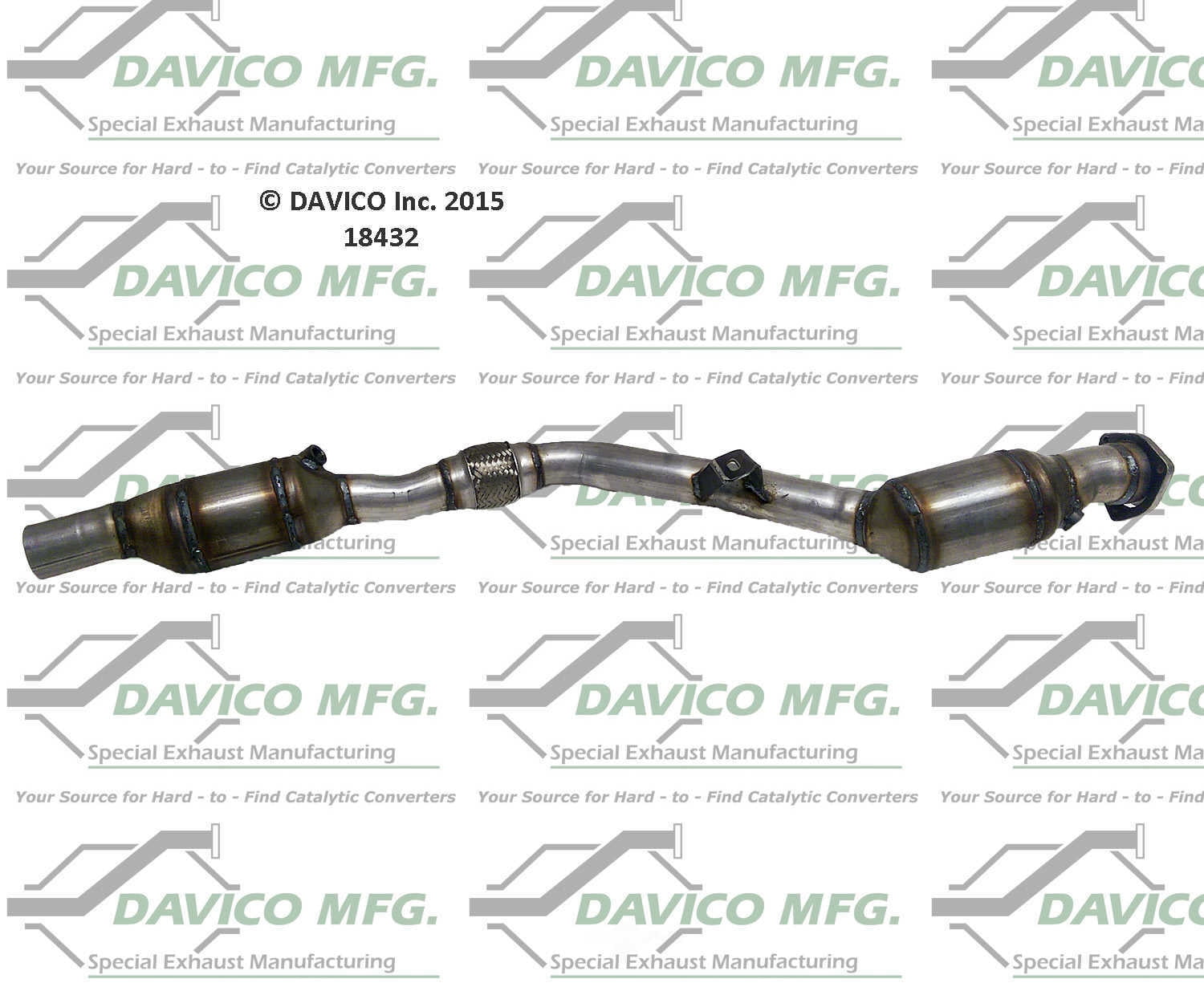 Davico Mfg 18432 Direct-Fit Catalytic Converter