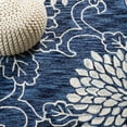 thumbnail image 6 of SAFAVIEH Jardin Clara Floral Wool Area Rug, Navy/Ivory, 6' x 6' Square, 6 of 8