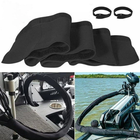 Motor Cable Organizer Sleeve, 60’’ Troll Wire Cable Cover for Outboard