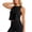 Black, variant on CAIXIA Workout Tops for Women Cropped Open Back Sleeveless Tank Tops Athletic Gym Yoga Shirts Loose Fit