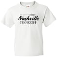 thumbnail image 3 of Inktastic From Nashville, Tennessee- State Capital Distressed Text Youth T-Shirt, 3 of 5