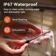 thumbnail image 3 of Meatmeet Pro WiFi Wireless Meat Thermometer, Smart App Monitoring, Unlimited Range, Ultra-thin Probe, IP67 Waterproof, Bluetooth Digital Meat Thermom, 3 of 8