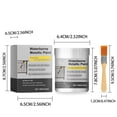thumbnail image 3 of Oleegame 1PC Waterborne Metallic Paint； Paint；Outdoor Paint Form A Solid Protective Layer To Effectively Enhance The Adhesion Of The Paint Film It Is Not Easy To Fall Off 150ml Black, 3 of 9