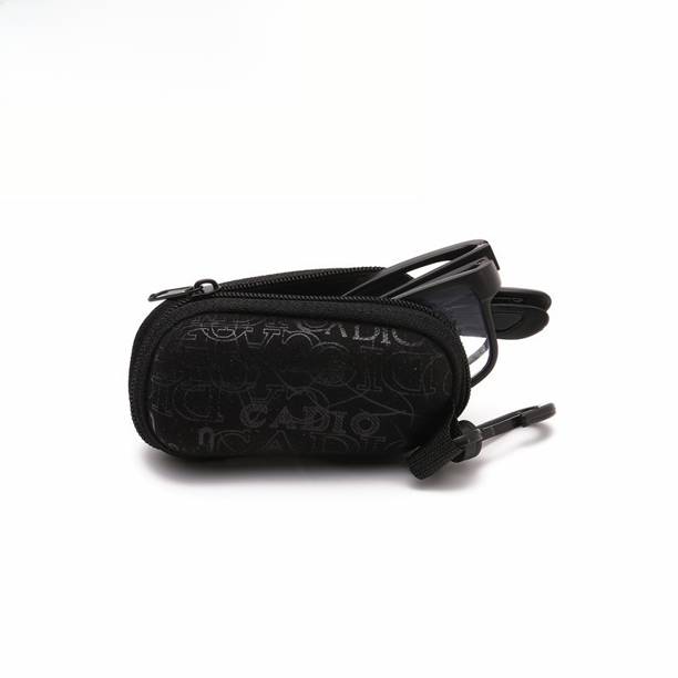 Bolsa colgante portátil, gafas para miopía con acabado plegable, resina ultraligera, gafas para miopía plegables con película