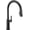 Matte Black, variant on Delta 9185-Dst Cordova 1.8 GPM Single Hole Pull Down Kitchen Faucet - Lumicoat Chrome