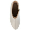 thumbnail image 5 of Journee Womens Romer Platform Almond Toe Booties, Widths Available, 5 of 10