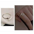 thumbnail image 6 of Fiaya Women Fashion Dolphin Opening Ring, 1Pc Simple Silver Dolphin Tail Ring, Adjustable Sea Animal Jewelry for Wife Daughter Mom Mother's Day Birthday Anniversary, 6 of 8