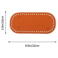 thumbnail image 2 of MasteelfCA 1 Set Bag Handles with PU Bottom DIY Crochet Bag Accessories Handbag Handles, 2 of 7