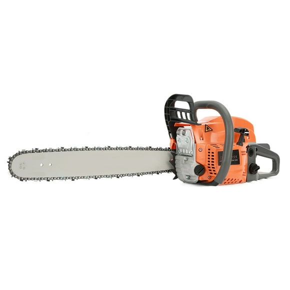 1 Set 58cc 20 Inch Gasoline Chainsaw Multifunctional High Power Gas-powered Fast Cutting Labor-saving Gas Sawing Handheld Cutting Wood Chainsaw Logging Machine Garden Supplies