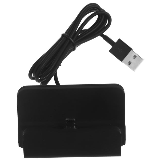 USB Micro USB Desktop Charger Fast Charge and Sync Charging Cradle Docking Station Stand for S7 Edge/S6/S5/S4/ Note 5/4/3/ HTC/ / Nexus 6/ Nexus 7 (Black)