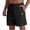 Black, variant on FRSASU Mens Corduroy Shorts Casual 7 Inch Elastic Waist Drawstring Summer Beach Loose Fit Shorts White
