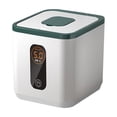 thumbnail image 2 of Dvkptbk Seau à Riz, Protection contre les Marées Seau à Riz Scellé Boîte de Rangement Alimentaire pour la Maison Pot de Rangement pour Riz Couvercle à Pression Conception Résistant aux Hautes Températures Peut Contenir 5 kg de Riz, 2 of 7