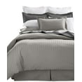 thumbnail image 5 of Home Design 1800 Series Luxurious Hotel Stripe Sheet Sets (Queen, Grey), 5 of 5