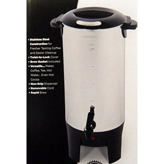 Better Chef 10-50 Cup Coffeemaker - Stainless Steel - Walmart.com