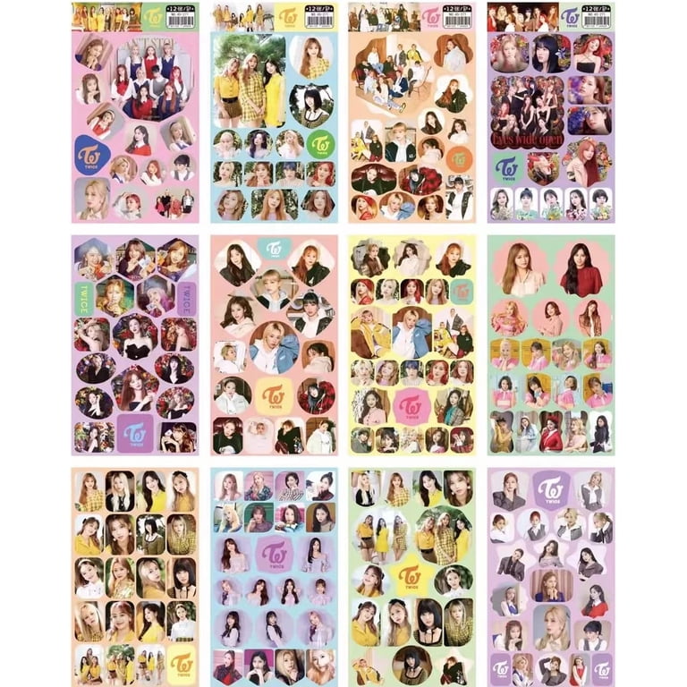 Kpop Twice Gifts Set, Twice Photocard, Stickers, Bracelet, Face