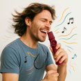 thumbnail image 2 of Plastic Kazoo Flute, Simple Easy to Learn Musical Instrument, Portable Hum-A-Tune Mouth Flute for Beginners, Musical Education Tool, Lightweight Plastic Body, 2 of 3
