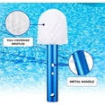 thumbnail image 3 of 1Corner and Step Pool Round Brush, Pool Step and Corner Brush, 180 Degree Rotation Handle Scrub Brush for Inground and Ground Swimming Pool, Spa, Hot Tub, Standard Poles Connection (2 Pieces), 3 of 6