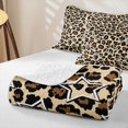 thumbnail image 4 of Manfei Leopard Print Star Print Quilt King for Boys Girls, Cute Stars King Coverlet Set, 4 of 7