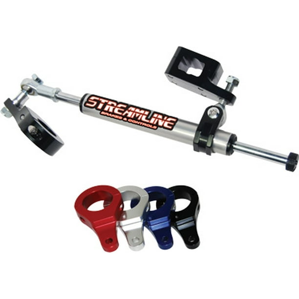 Streamline 7Way Steering Stabilizer Silver Rebuildable BTSRB56S
