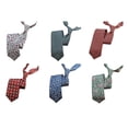 thumbnail image 4 of Cravate Rétro Imprimée pour Hommes, 4 of 4