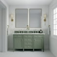 thumbnail image 5 of James Martin Vanities 60" Double Vanity, Smokey Celadon w/ 3 CM Victorian Silver Top, 5 of 5