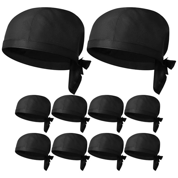 Hates de cocina de 10 piezas para cocina unisex restaurante restaurante de catering gorro de cocinero sombrero de trabajo sombrero de trabajo