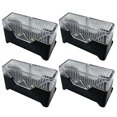 thumbnail image 1 of Quentinu 4 Pcs Lampes Solaires LED IP65 Multifonctionnelles pour Jardin Paysager, 1 of 7