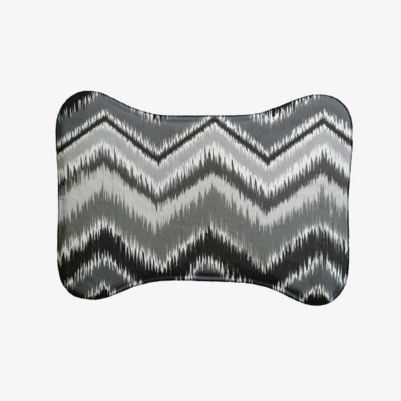 Simply Daisy Chevron Rug Bone Shape Pet Feeding Mat for Dogs