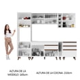 thumbnail image 5 of Cocina Integral Completa Modular Madesa Reims 260cm BB 04, 5 of 5