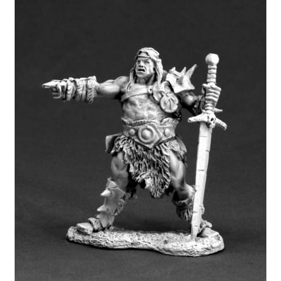 Reaper Miniatures Cal Arath, Barbarian Prince 03619 Dark Heaven Unpainted Metal