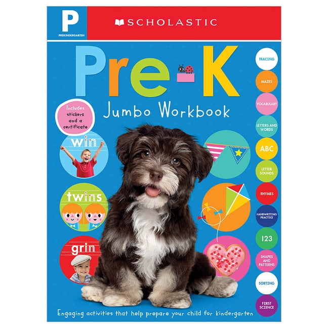 Scholastic Early Learners: Pre-K Jumbo Workbook: Scholastic Early Learners (Jumbo Workbook) (Paperback)