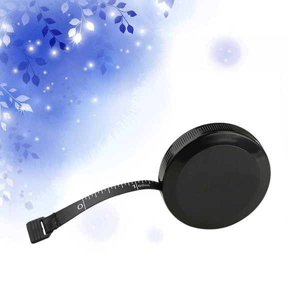 MLINS Tape Measure Mini Round Tape Measure Body Measurements Tape Measure Black