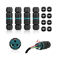 thumbnail image 2 of 4PCS Caja de Conexiones de 3 de 2 VíAs IP68 Conector de Cable EléCtrico Impermeable para Exteriores Ø5-12 Mm, 2 of 5