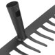 thumbnail image 4 of Rastrillos de acero de 14 dientes, prácticos accesorios para rastrillos, herramientas de limpieza para jardinería doméstica (negros, sin mango, estilo aleatorio), 4 of 7