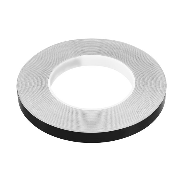 Unique Bargains Tiras decorativas de 0,5 pulgadas de ancho y 164 pies, cinta adhesiva reflectante impermeable para motocicleta, color negro