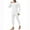 White, variant on ANYFIT WEAR Long Johns Thermal Underwear for Men Base Layer Set Top & Bottom for Cold Weather