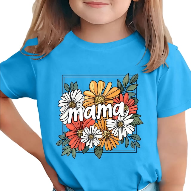 T-Shirt pour Enfants, Imprimé de la Fête de l'Indépendance à Manches Courtes et Col Rond, Haut Décontracté et Polyvalent pour Garçons et Filles de 3 à 15 Ans