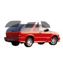 Haiy Co - PreCut 2Ply 50% Window Tint Film Kit For 1995-2003 Chevrolet Blazer 2Door -Side+Rear Window