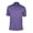 Grape Soda/Ivory, variant on Monterey Club Men's Multifarious Stripe Texture Tailored Collar short sleeve Golf Polo Shirt #3645