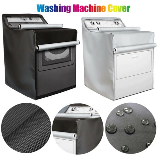 Washing Machine Cover Laundry Dryer Protect Cover Dustproof Waterproof Sunscreen 