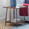 Gap Home Wood and Metal Side Table, Oak/Black