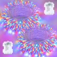 thumbnail image 1 of Luces de Cuerda BOSSERN Paquete de 2 de 20 m 200 LED Multicolor a Batería, 1 of 7