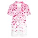 thumbnail image 5 of Juego de Pijama Suave para las Mujeres Impreso Stand Up Collar Superior, Manga Corta Casa Usar con Pantalones Cortos de Bolsillo para el Salón, 5 of 8