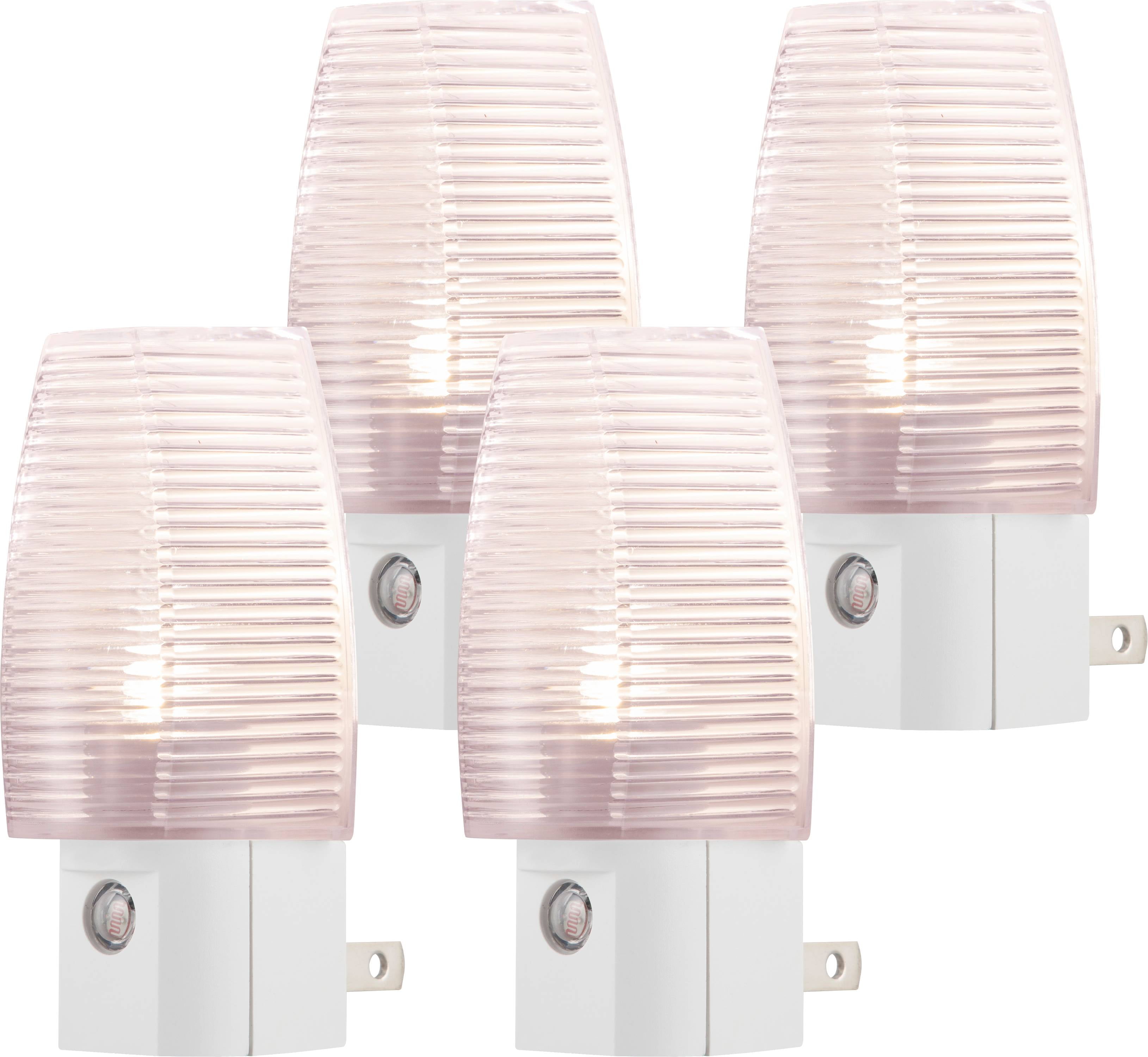 LED Night Light Plug in Lighting Automatic w/ Auto Sensor Lot UL Listed 4 Pack 