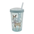 thumbnail image 1 of HOLIDAY TIME REINDEER DESIGN PLASTIC TUMBLER, 1 of 3