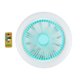 thumbnail image 3 of Ventiladores de techo con luces, luz de techo con ventilador, accesorio de iluminación de techo moderno Lámpara de ventilador de techo para dormitorio Azul 36W Fernando Ventiladores de techo con luces, 3 of 8
