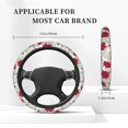 thumbnail image 3 of Balery Leaves And Anemone Fundas elásticas antideslizantes para volante, funda protectora universal para hombre y mujer, 15 pulgadas, accesorios para coche., 3 of 6