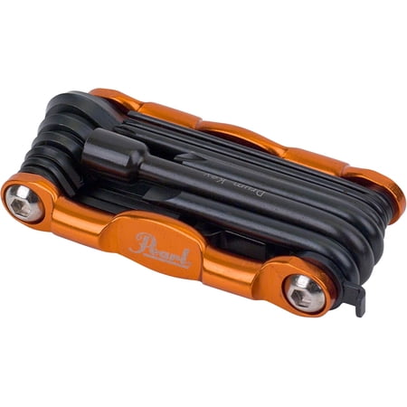 Tech Tool combination Drum Key and Drum Set Multi-Tool with five Screwdrivers six Hex Keys and Bottle Opener