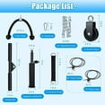 thumbnail image 2 of 27-piece fitness pulley system gym lat pull-down attachment squat rack, 2 of 7